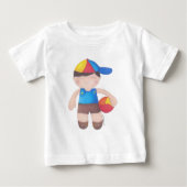 O Menino de Boné e a Bola ベビーTシャツ (正面)