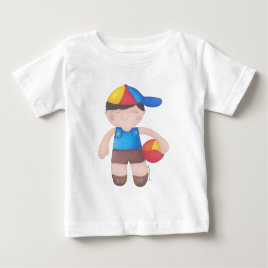 O Menino de Boné e a Bola ベビーTシャツ (正面)