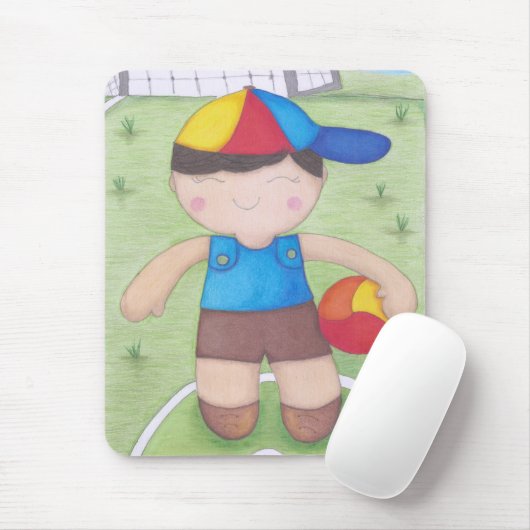 O Menino de Boné e a Bola マウスパッド (マウス)