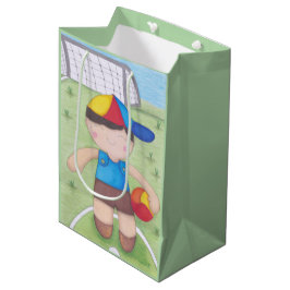 O Menino de Boné e a Bola ミディアムペーパーバッグ