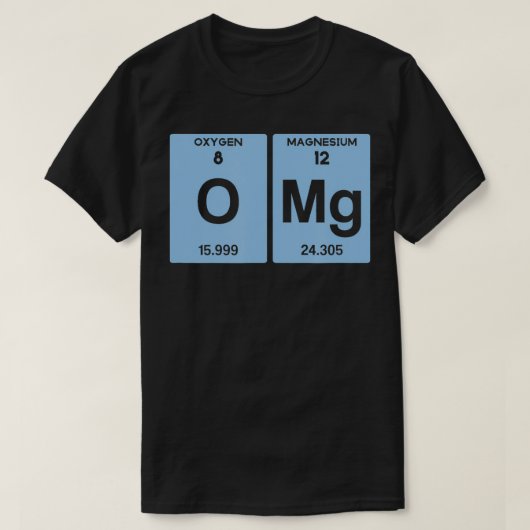 O Mg おもしろい Tシャツ (デザイン正面)