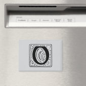 O Monogramm schwarz マグネット (インサイチュ (食洗機))