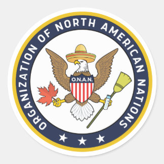 O.N.A.N.のシール – 無限の冗談 ラウンドシール