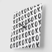 ✘o✘o スクエア壁時計 (傾斜)