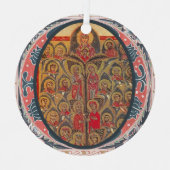 O Radix Jesse Tree of Jesse Advent メタルオーナメント (正面)