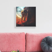 O Relógio e a Mortalha キャンバスプリント (インサイチュ (リビング))