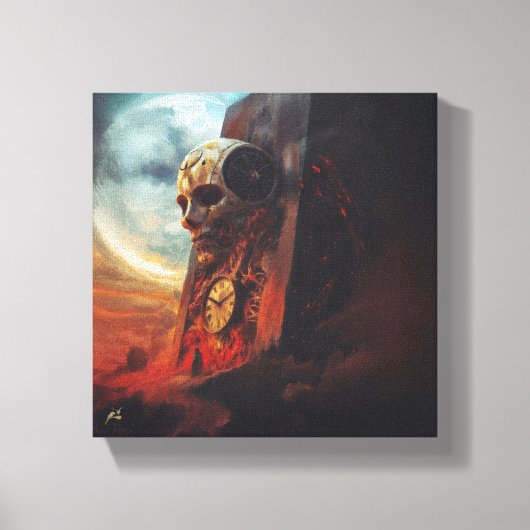 O Relógio e a Mortalha キャンバスプリント (正面)