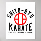 O-ryu Karate Japan Martial Arts ポスター (正面)