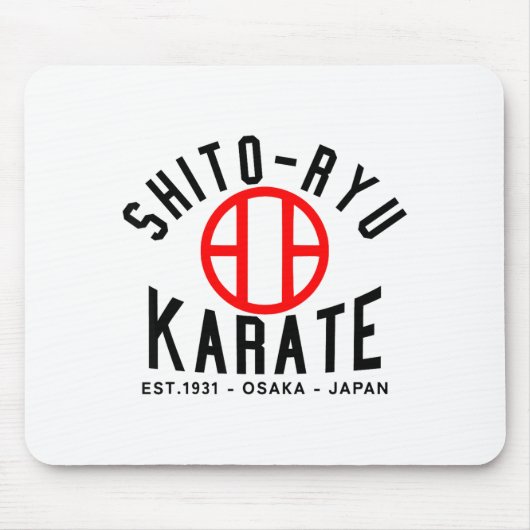 O-ryu Karate Japan Martial Arts  マウスパッド (正面)