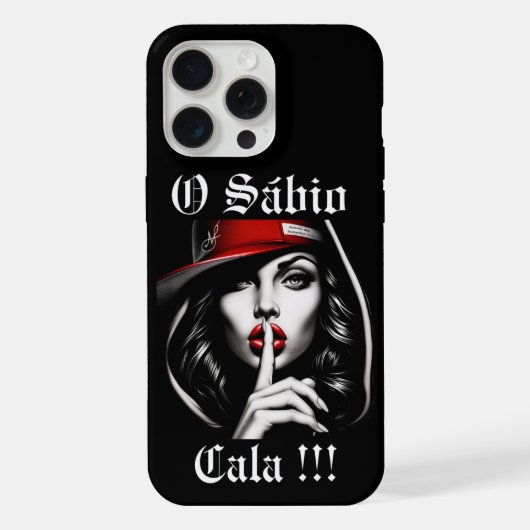 O Sábio Cala Case Iphone 15 Pro Max iPhoneケース (裏面)