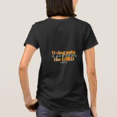 O Sing Unto the LORD Choir Chorus  Tシャツ (裏面)