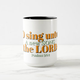 O sing unto the LORD Christian Mug マグカップ