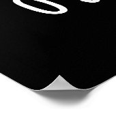 O soy-le-mio歌うおもしろいしょうゆプリン濃色BG ポスター (角)