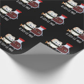 O soy-le-mio歌うおもしろいしょうゆプリン濃色BG ラッピングペーパー (角)