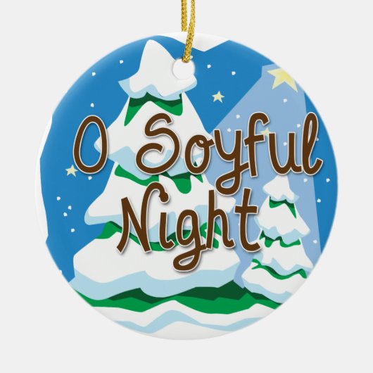 O Soyful Night セラミックオーナメント (正面)