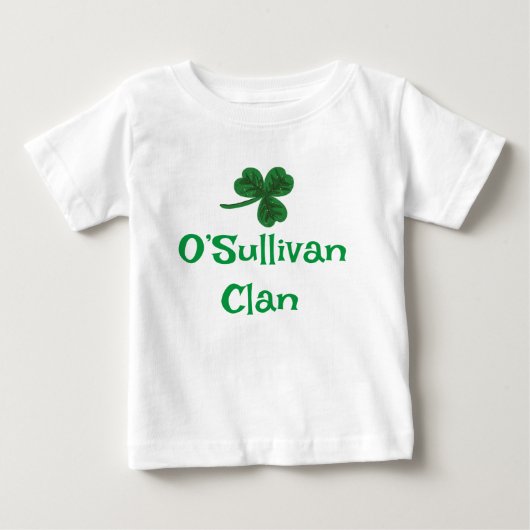 O’Sullivan Clan Shamrock tee ベビーTシャツ (正面)