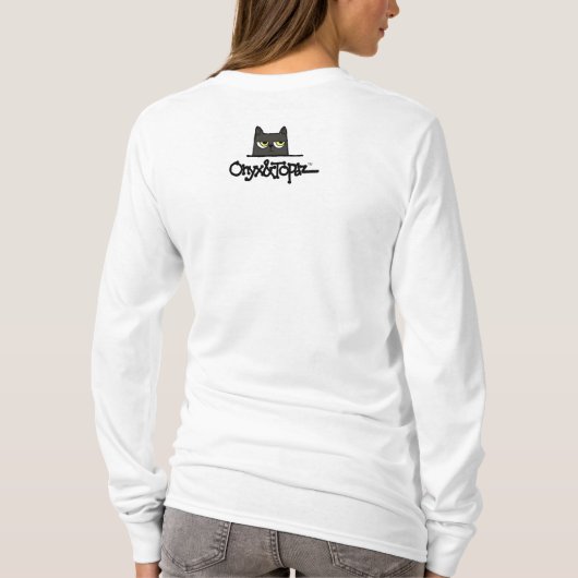 O&Tのダンスはまたはフード付死にます Tシャツ (裏面)