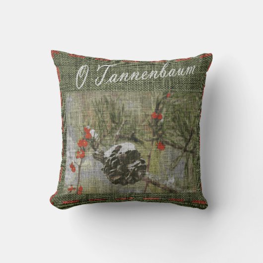 O Tannenbaum クッション (正面)