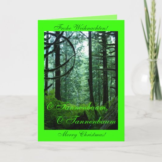 O Tannenbaum、O Tannenbaum シーズンカード (正面)