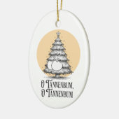 O Tannenbum クリスマスのお尻のダジャレ オーナメント (左)
