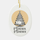 O Tannenbum クリスマスのお尻のダジャレ オーナメント (裏面)