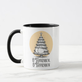 O Tannenbum クリスマスのお尻ジョークマグカップ マグカップ