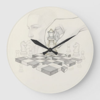 O Tempo da Estratégia ラージ壁時計
