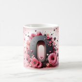 O Valentine Alphabet 3D モーフィングマグカップ (中央)