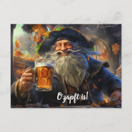 O zapft is! Bier Party in München. Alter Opa. ポストカード