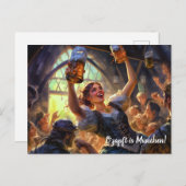 O zapft is München Gruss Bierfest ポストカード (正面/裏面)