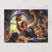 O zapft is München Gruss Bierfest ポストカード (正面)