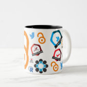 OA事実上公園のマグ ツートーンマグカップ (正面右)