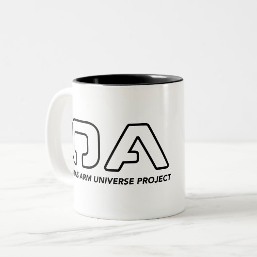 OA basic Logo and graphic mug ツートーンマグカップ (正面左)
