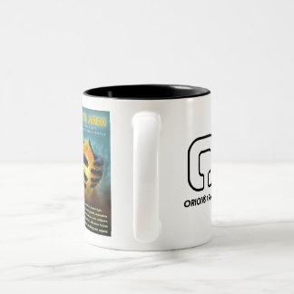 OA basic Logo and graphic mug ツートーンマグカップ