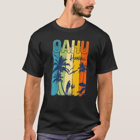 Oahu Hawaiian Family Vacation Matching Group Premi Tシャツ (正面)