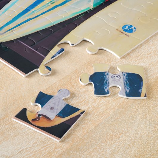Oahu Surfboards | Puzzle ジグソーパズル (側面)