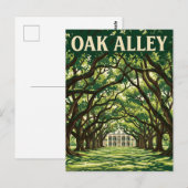 Oak Alley Plantation ポストカード (正面/裏面)