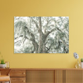 Oak Cathedral | Live Oak Tree | Stretched Canvas キャンバスプリント (インサイチュ (リビング))