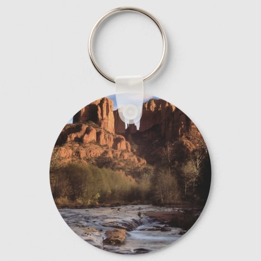 Oak Creek Canyon、セドナ、アリゾナ キーホルダー (正面)
