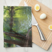 Oak Creek I inセドナアリゾナ自然写真 キッチンタオル (四つ折り)