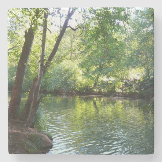 Oak Creek I inセドナアリゾナ自然写真 ストーンコースター (正面)