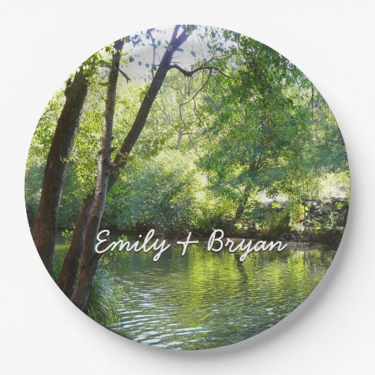 Oak Creek I inセドナアリゾナ自然写真 ペーパープレート (正面)