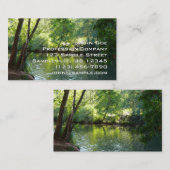 Oak Creek I inセドナアリゾナ自然写真 名刺 (正面/裏面)