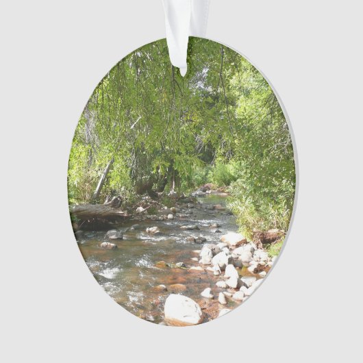 Oak Creek II – アリゾナ州セドナ自然写真 オーナメント (正面)