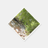 Oak Creek II – アリゾナ州セドナ自然写真 スタンダードカクテルナプキン (角)