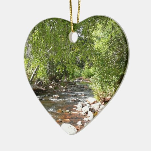 Oak Creek II – アリゾナ州セドナ自然写真 セラミックオーナメント (左)