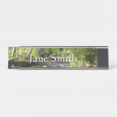 Oak Creek II – アリゾナ州セドナ自然写真 デスクネームプレート (正面)