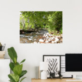 Oak Creek II – アリゾナ州セドナ自然写真 ポスター (ホームオフィス)