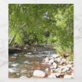 Oak Creek II – アリゾナ州セドナ自然写真 ワインラベル (シングルラベル)