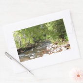 Oak Creek II – アリゾナ州セドナ自然写真 長方形シール (封筒)